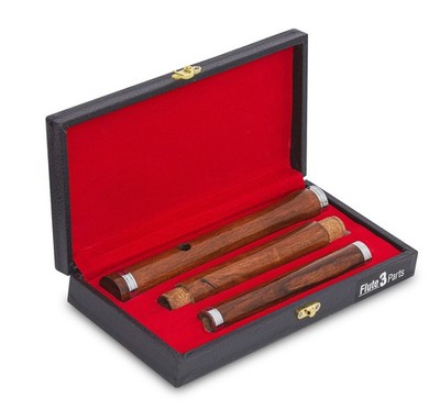 Palisander irische D Flöte mit Koffer drei Teile 23'' Musikblasinstrumente