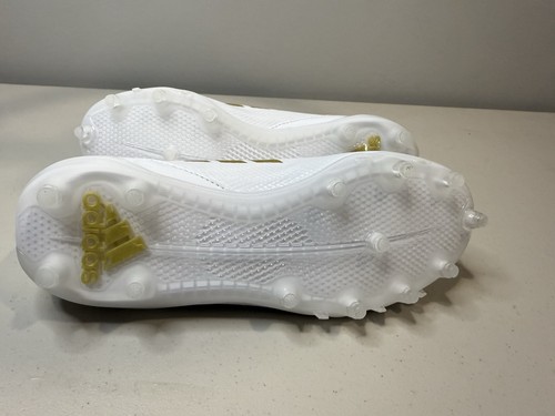 Botines de fútbol Adidas Adizero Electric.2 para jóvenes talla 4,5Y oro blanco ID1468 - Imagen 5 de 5