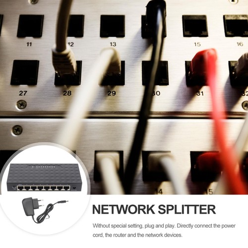 1 stück 8 Ports Ethernet Switch Desktop 100mpbs RJ45 Network Splitter Adapter - 第 7/12 張圖片