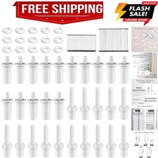 85 Pcs Shutter Repair Kit, Plantation Shutter Repair Tool Set, Includes Sprin...