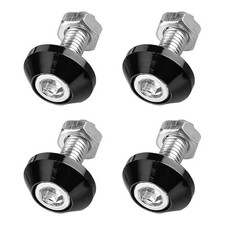 4pcs Motorcycle License Plate Bolts M6 Aluminum Alloy Auto Tag Frame Mounti 4pcs Motorcycle License Plate Bolts M6 Aluminum Alloy Auto Tag Frame Mounti