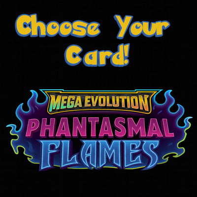 Pokemon TCG Mega Evolution Phantasmal Flames Choose Your Card Holo, Reverse Holo