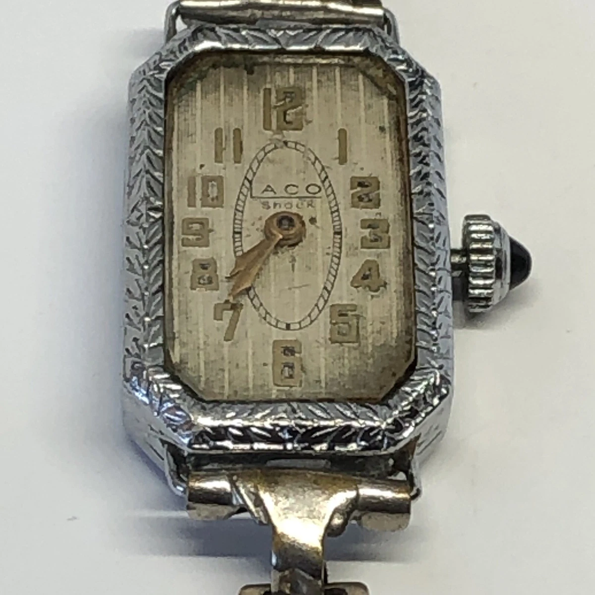 Vintage L.A. Co Art Deco Era 14K Gold Octagonal Swiss 15 Jewel Manual Watch 6.3g Price Search main image 4