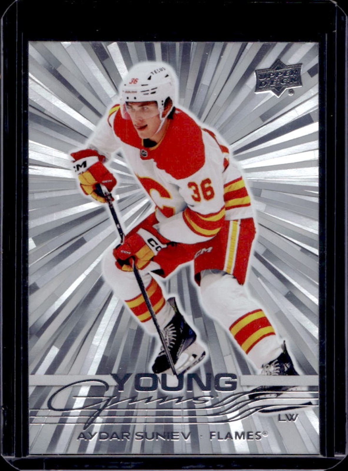 2025-26 Upper Deck Aydar Suniev Young Guns Outburst Silver RC #478