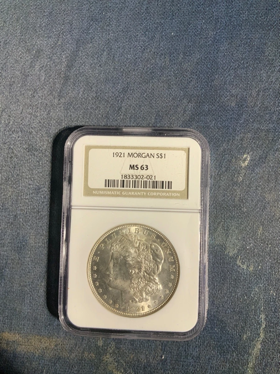 MS 63 Graded 1921 Year Morgan US Dollars (1878-1921) for sale | eBay