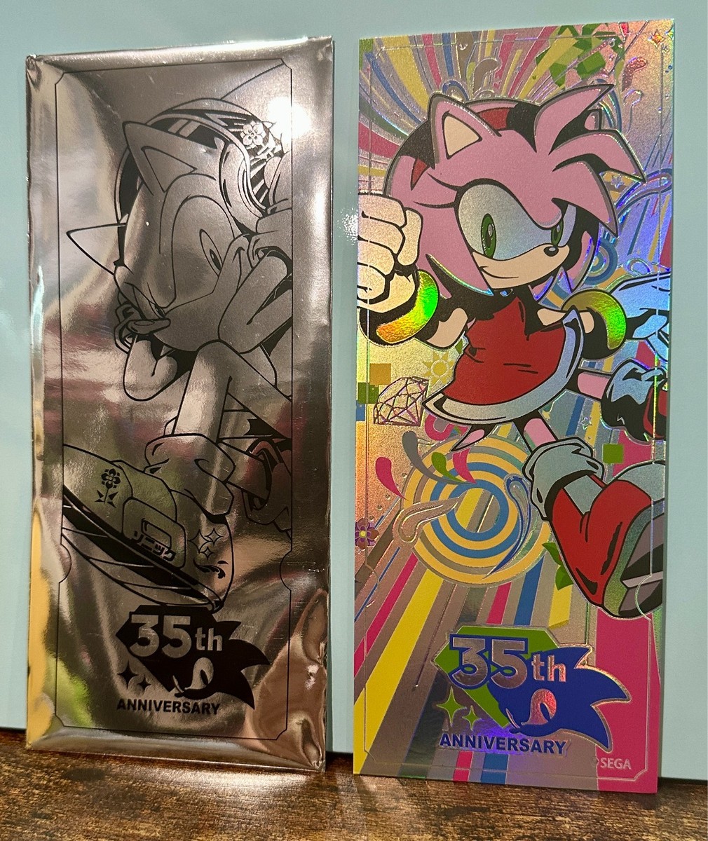 Sonic The Hedgehog Holo Ticket (AMY) Sonic Stadium Hong Kong 35th