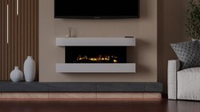 Everflame Vexus Wall Hung Electric Fire Suite 50 Inch Wall Mounted Heater UK