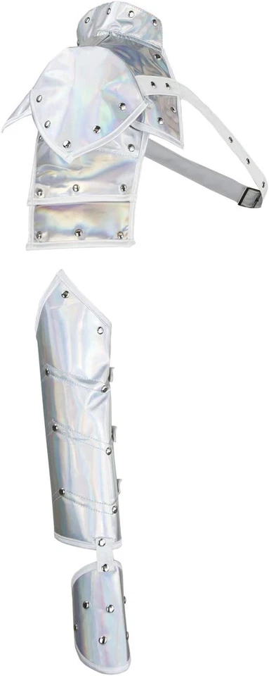 Juego de pulsera y armadura de cuero Steampunk Foto 4 de 4