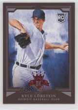 2015 Panini Diamond Kings Red Framed Kyle Lobstein #195 1s8