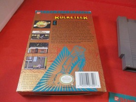 The Rocketeer (Nintendo NES) COMPLETE w/ Box manual game WORKS!