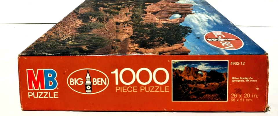 Rompecabezas Big Ben 1000 piezas - Parque Nacional Arches, Utah #12 - De colección 1983 - Nuevo Foto 4 de 4