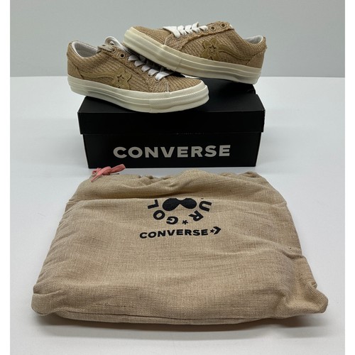 Converse Golf Le Fleur X One Star Ox Burlap Shoes Natura Size M8 W10 NIB #00S