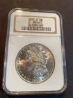 1885 o morgan silver dollar ms64