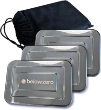 Below Zero Deluxe Stainless Steel Cooling Pack - Durable Ice Pack Lasts 48 Hours