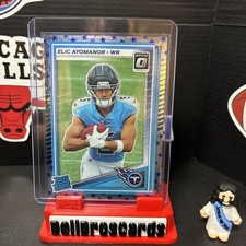 2025 Optic Elic Ayomanor Rated Rookie #235 Holo Stars Prizm Exclusive SP Titans 