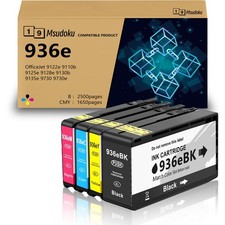936e 936XL Ink Cartridges Compatible For HP OfficeJet Pro 9120 9125e 9135e 9730e