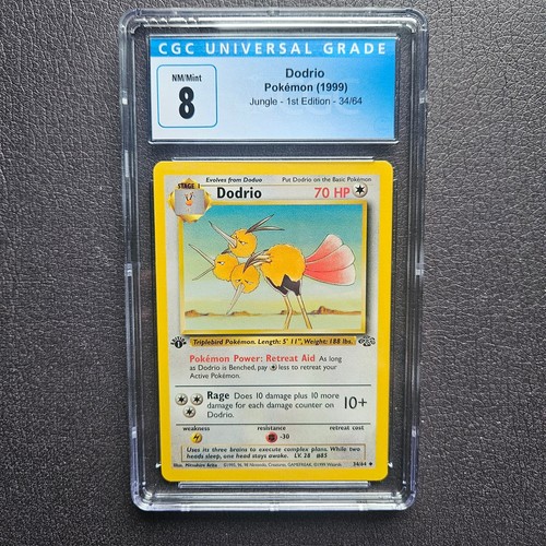 Dodrio (1st Edition) graded CGC 8 for sale on eBay