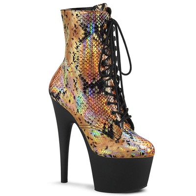 Pleaser 7'' Heel 2'' Pf Lace-Up Front Ankle Boot Adult Women Adore/1020Sp