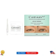 Eyelid Lift Strips for All Skin Tones – 80 Count Transparent Tape, Easy to Apply