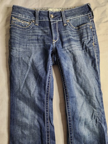 Ariat Real Denim Jeans Bootcut Damen Gr. 28S 30x30 Medium Wash Mid Rise Western - Bild 4 von 10