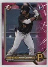 2022 Bowman Prospects Fuchsia Border 80/299 Matt Fraizer #BP-91 1u6