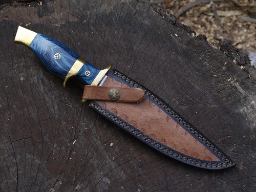 Custom Hand Made 12" Jagdmesser Damastklinge Bowiemesser mit Scheide _BL-3049 - Bild 21 von 21