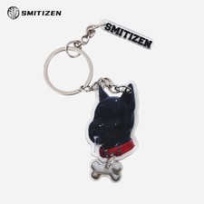 Smitizen Plastic Keychain-short Ears Dog