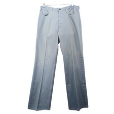 Vintage Levis Sta-Prest 517 Light Blue Pants Gold Tab 34x31 Made in USA 70s 80s