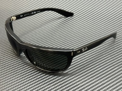 RAY BAN RB4089 601 58 Black Green Polarized Unisex 62 mm Sunglasses