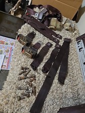 1981-88 Monte Carlo Ss Bucket Seat Belts Comp Set Burgundy Belts G Body Bolts