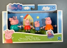 Brand New In Box Hasbro Peppa Pig Peppa's Family 4 Piece Set
