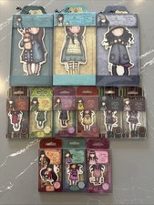 Santoro Gorjuss Girls Collectable 9 Mini, 3 Large Rubber Stamps Lot Unused