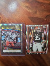 Myles Garrett Card Lot BRAND NEW TOPPS CHROME  RAYWAVE+ Action All Pros Checker