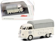 VOLKSWAGEN T1B PRITSCHE-PLANE PICKUP #53 CREAM 1/87 (HO) BY SCHUCO 452650300