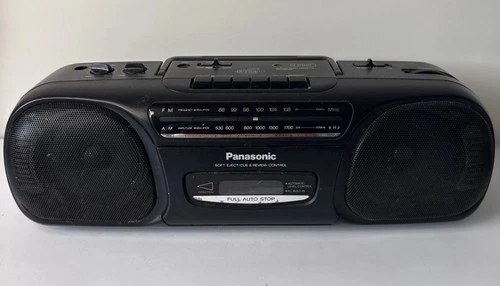 Panasonic RX-FS430 AM/FM Stereo Radio Cassette Player/Recorder Tested Works