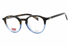 NEW Levis LV 1036 0YF500 Transparent Blue/Havana 48mm Eyeglasses