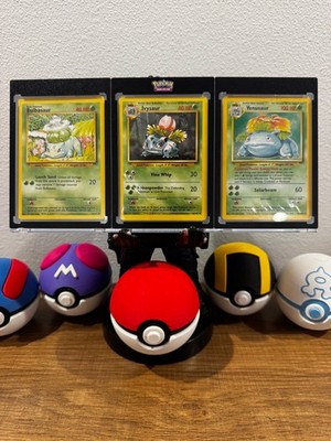 Venusaur 015/102 Base Set Holo evolution in case