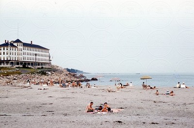 Young's Hotel Short Sands Beach York Maine 1956 35MM Red Kodachrome Slide