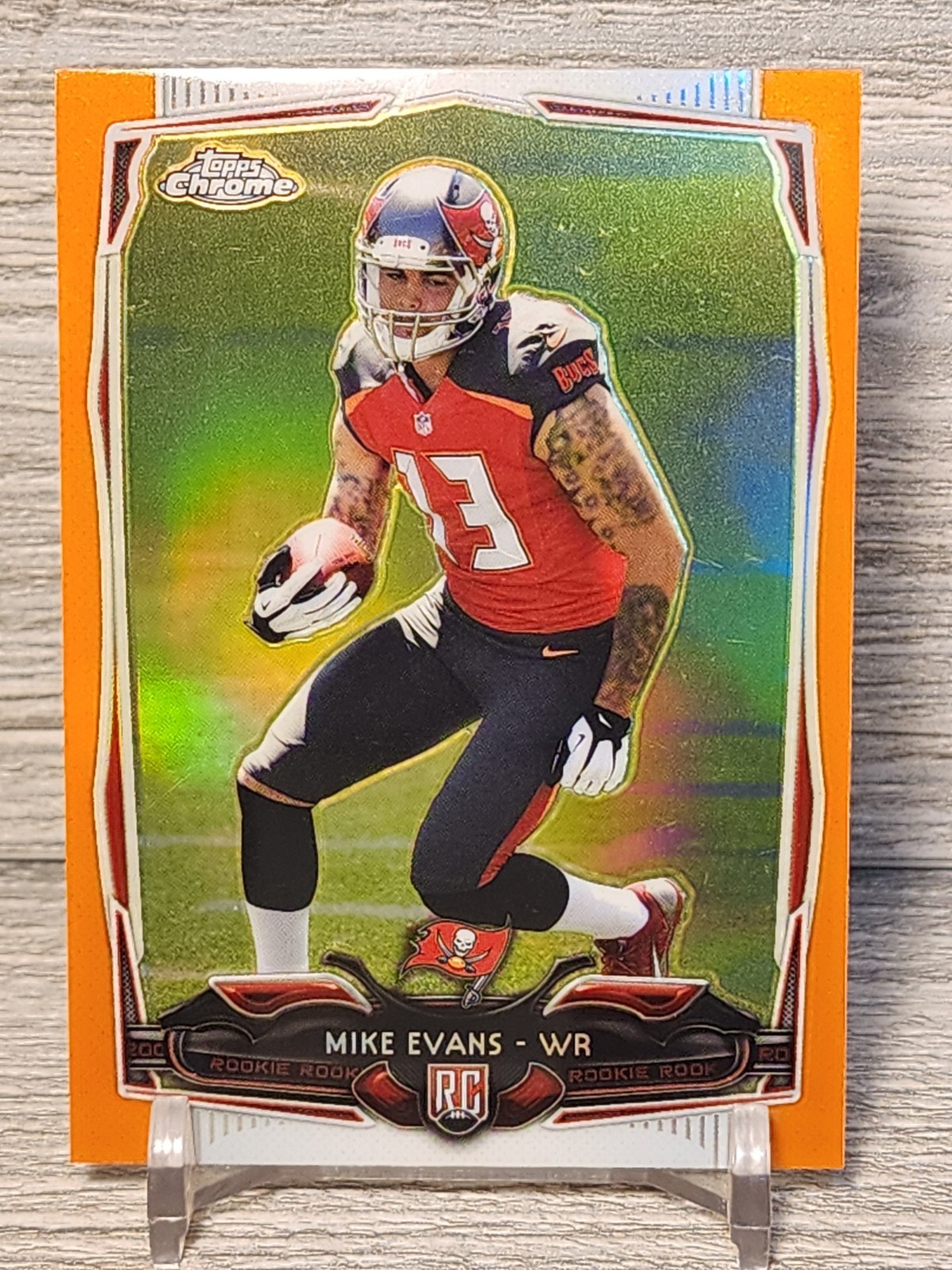 2014 Topps Chrome - Mike Evans #185 Orange Refractor (RC)