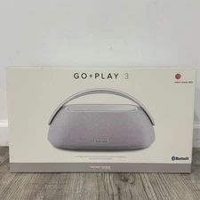 Harman Kardon GO+ PLAY 3 Portable Wireless Bluetooth Speaker Gray 8h Battery