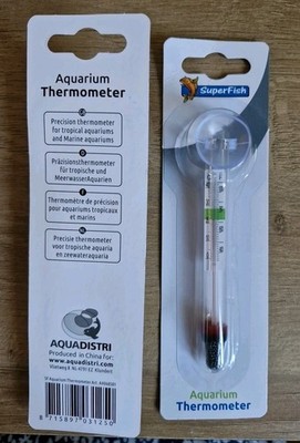 Superfish Aquarium Thermometer mit Saugnapf