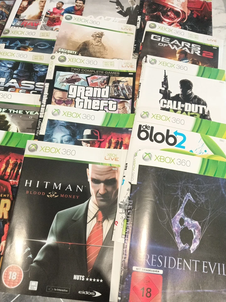 Original Xbox 360 Game Box Art Covers Pre Owned all Original (look at photos 2 - Image 2 of 4