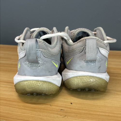 Nike Alpha Huarache 7 Pro TF Lax Herren Weiß Grau Schuhe CJ0235-101 US Größe 5 - Bild 6 von 9