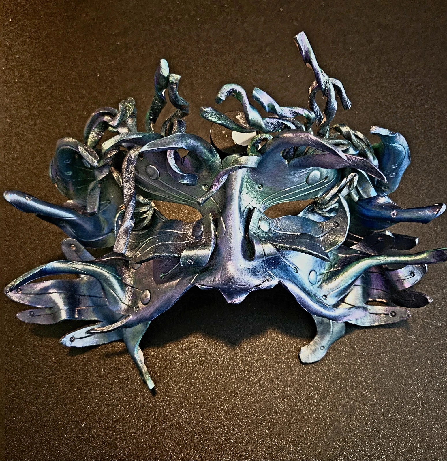 Mask Leather "THE DUSK FAIRE" Handmade