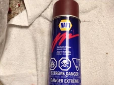 NEW NAPA Sandable Primer Spray Paint, 12 oz, BROWN  FREE SHIPPING