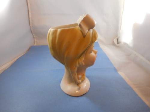 VINTAGE Adorable Lefton lady head vase - Picture 2 of 6