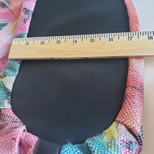 Floral Hobo Shoulder Bag Purse - Black Multicolor Faux Leather Satchel Tote NWT - Picture 21 of 22