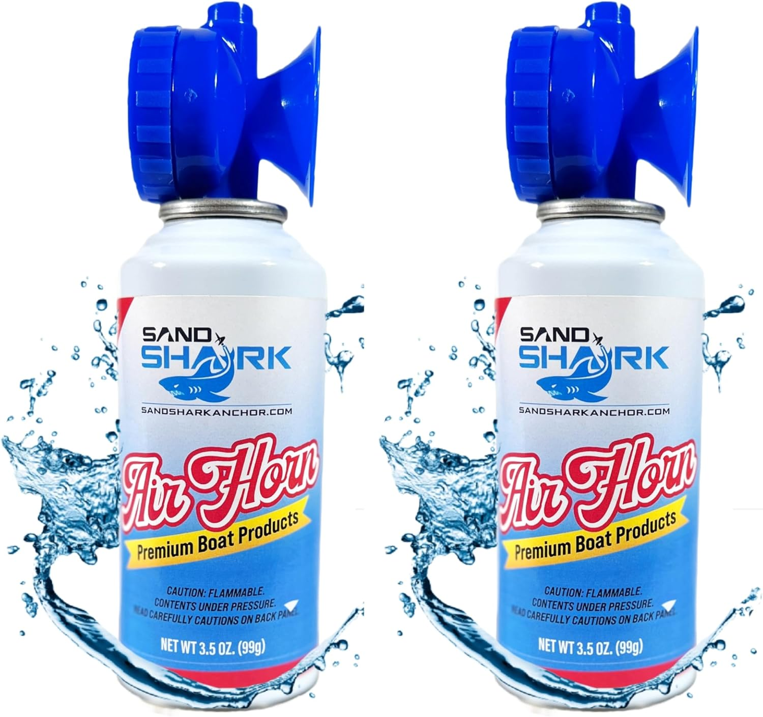 Premium Boating Air Horn Handheld Canister- Very Loud, Coast Guard Approved, Eme