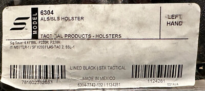 Safariland 6304 ALS/SLS Leg Rig LH STX Holster SIG P220 P226 w
