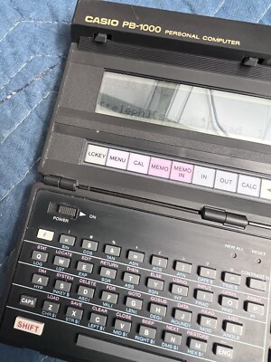 Vintage CASIO PB-1000 Pocket Personal Computer Working. | eBay